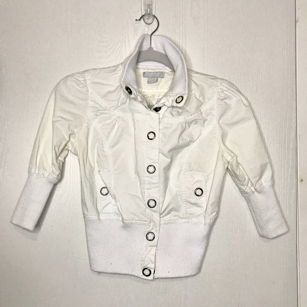 Max Jacket Mid Sleeve White Size Small